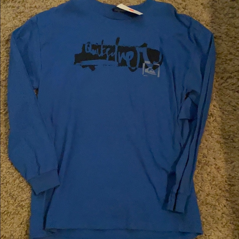 NWT quiksilver long sleeve tee